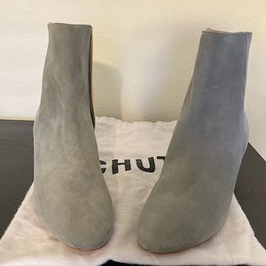 Schutz Lupe Stacked Ankle Booties